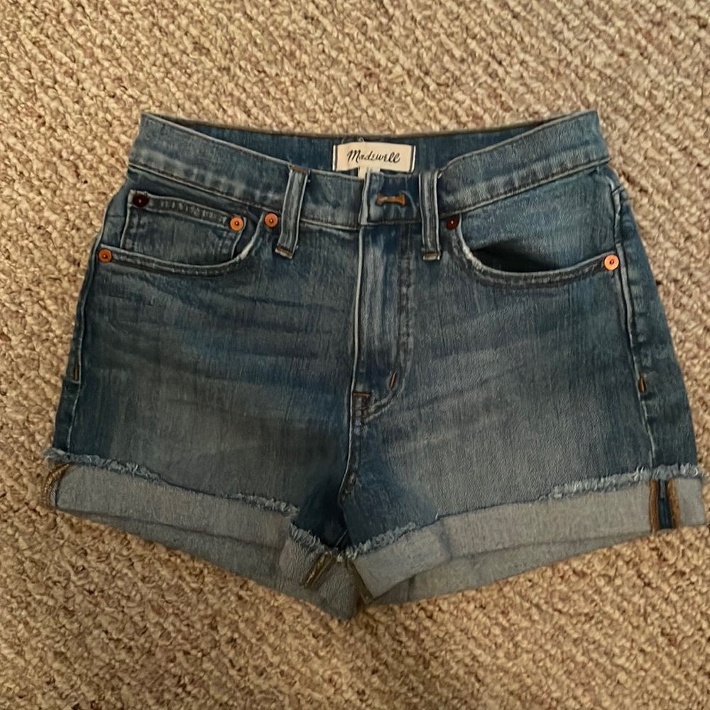 Madewell High Rise Denim Shorts